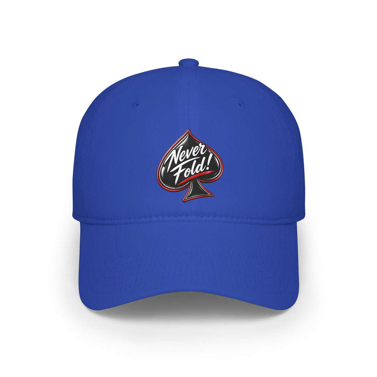 Never Fold Spade Logo cap | Low Profile Baseball Cap