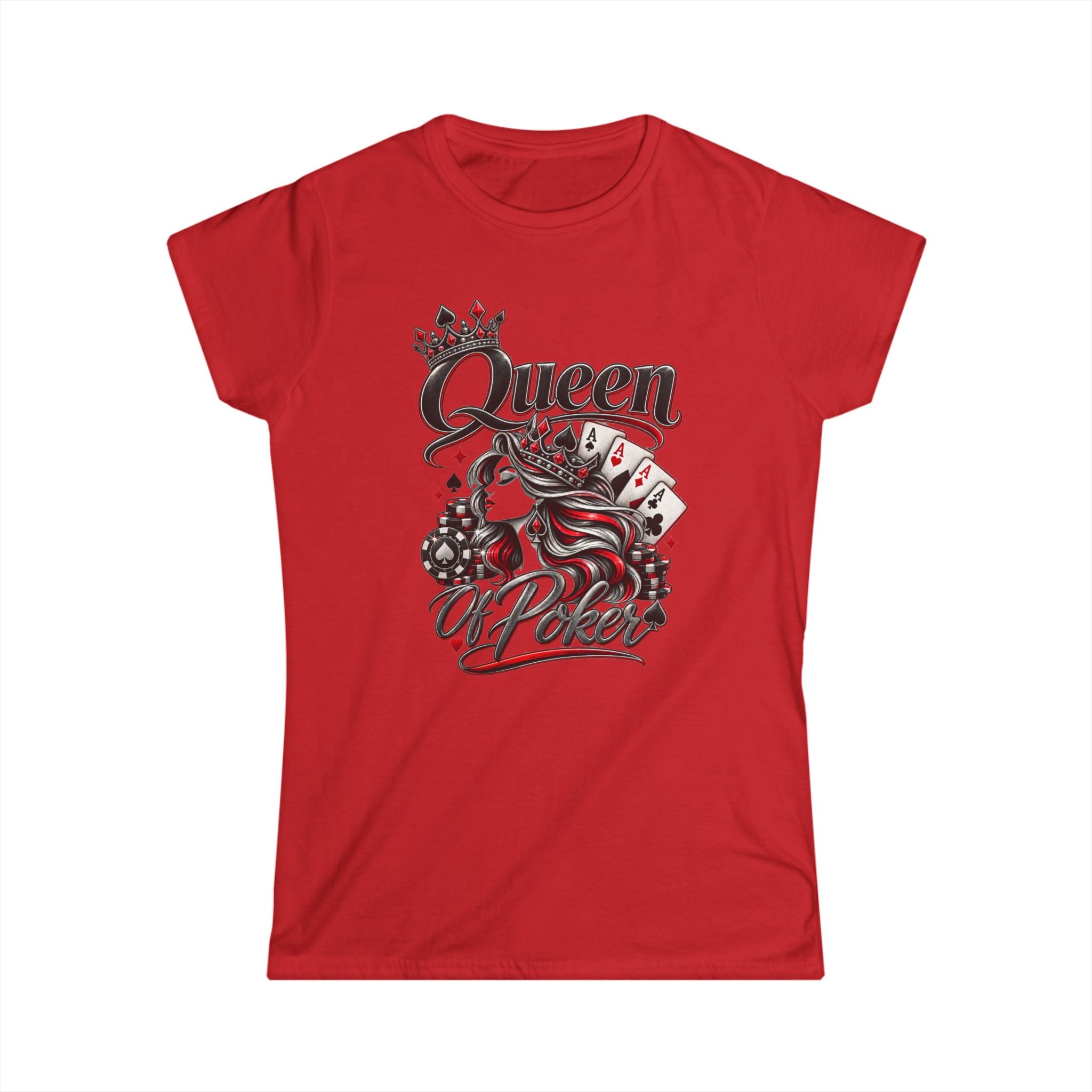 Women in Poker Shirt