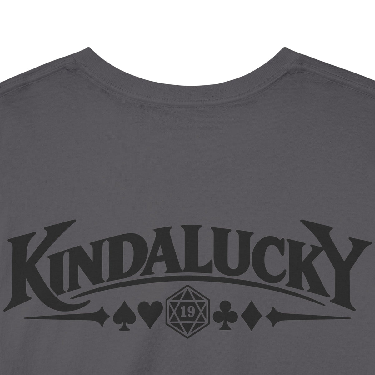 Being Card Dead is a Full Time Job Poker  Shirt | Kindalucky logo sleeves