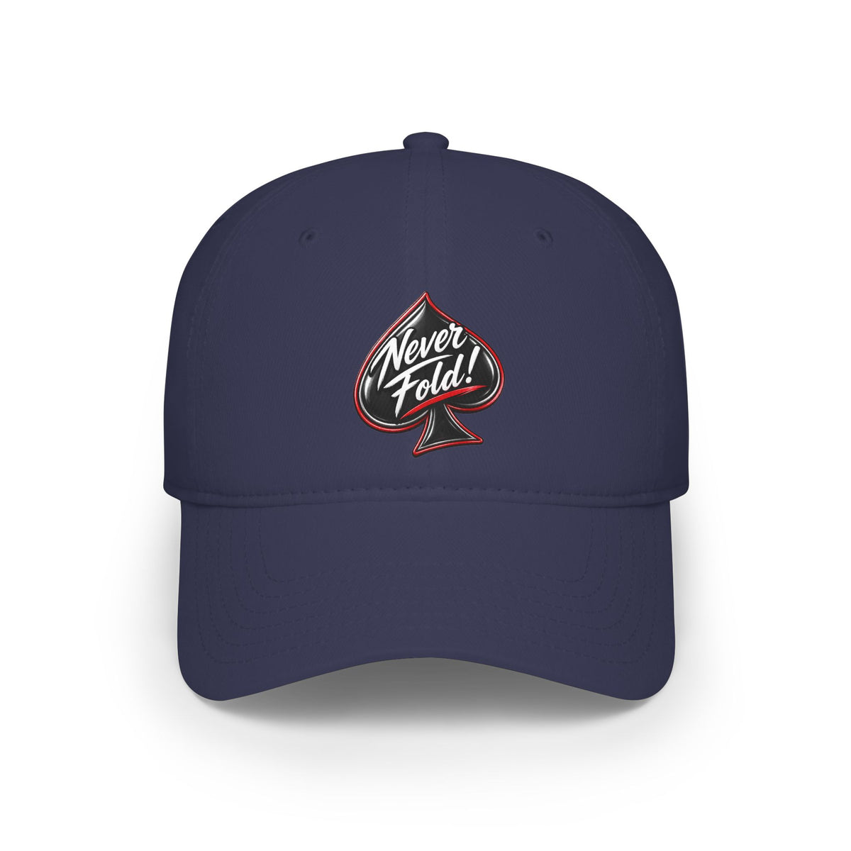 Never Fold Spade Logo cap | Low Profile Baseball Cap