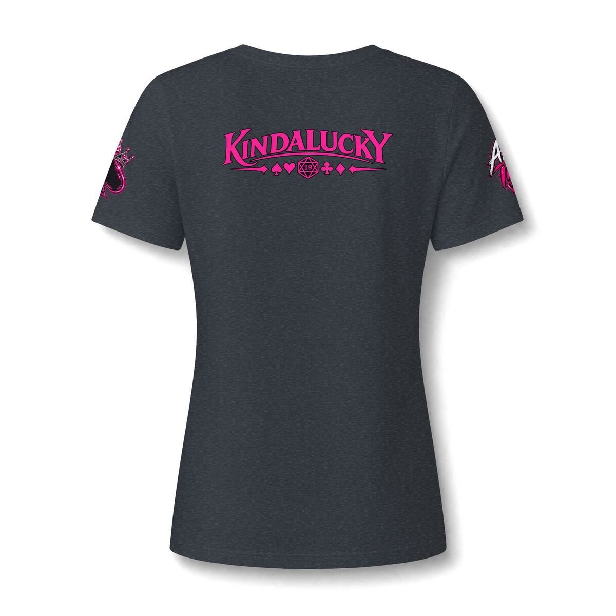 She Came to Play V-Neck Ladies Poker Shirt