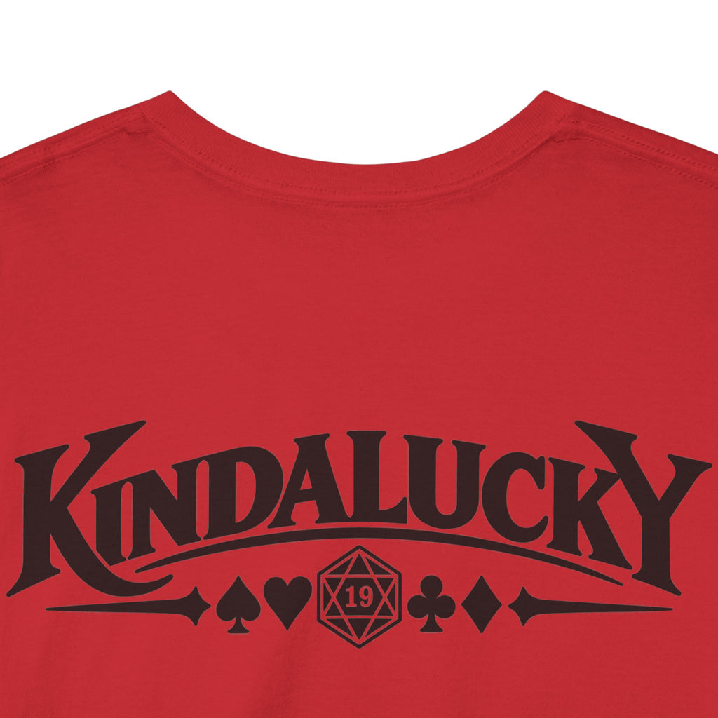 Being Card Dead is a Full Time Job Poker  Shirt | Kindalucky logo sleeves