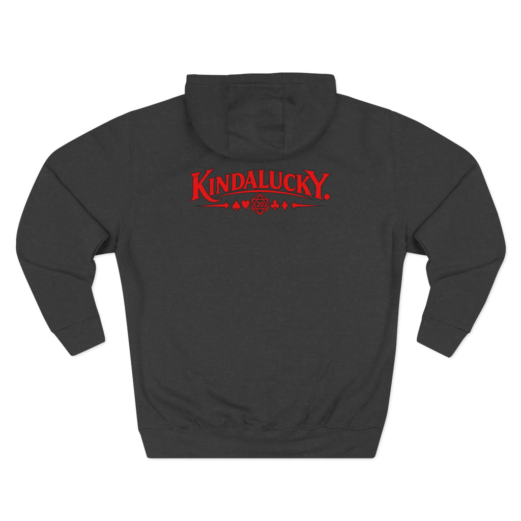 Caution Tilt Ahead Poker Hoodie | Kindalucky Gaming Graphic Pullover