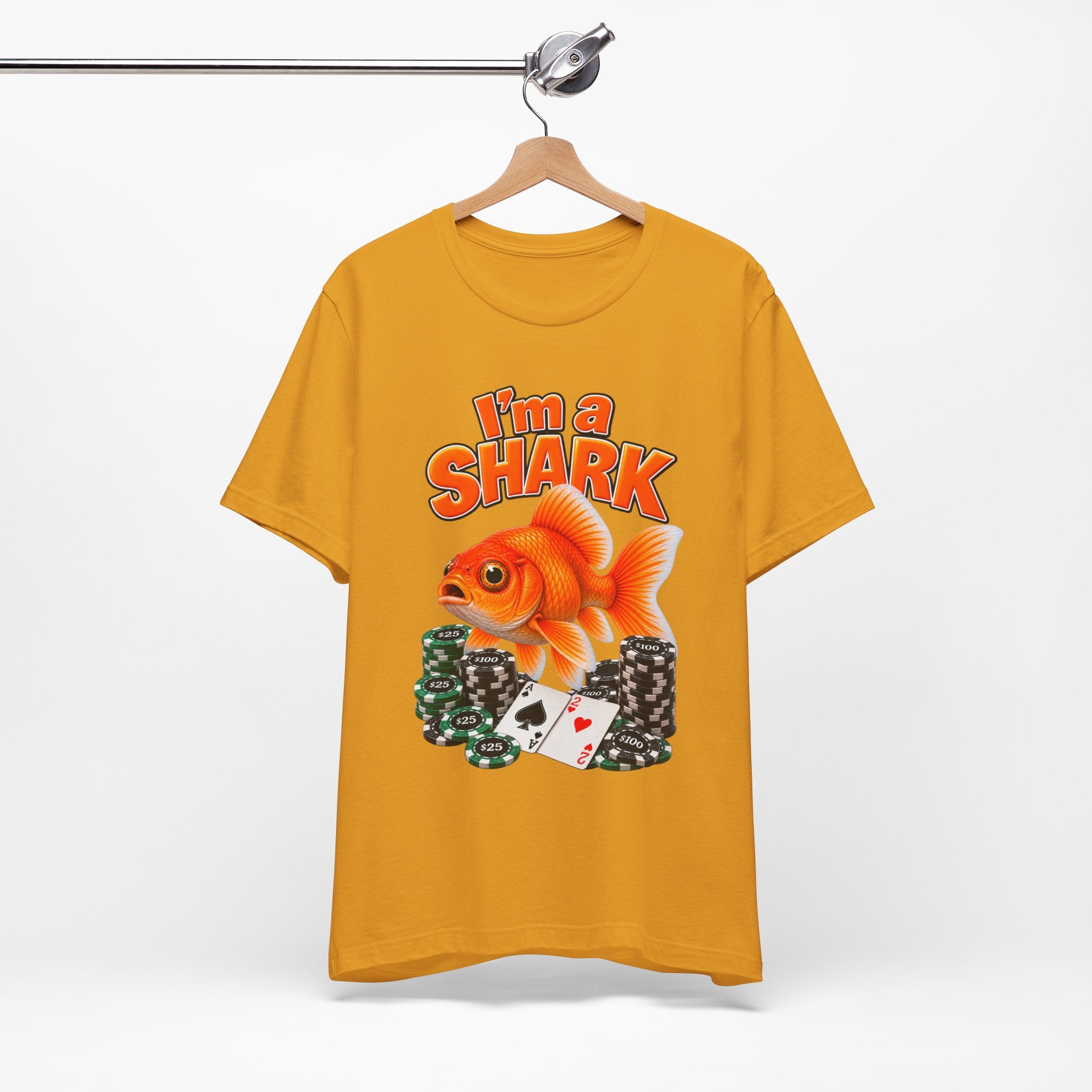 I'm a Shark goldfish poker Shirt