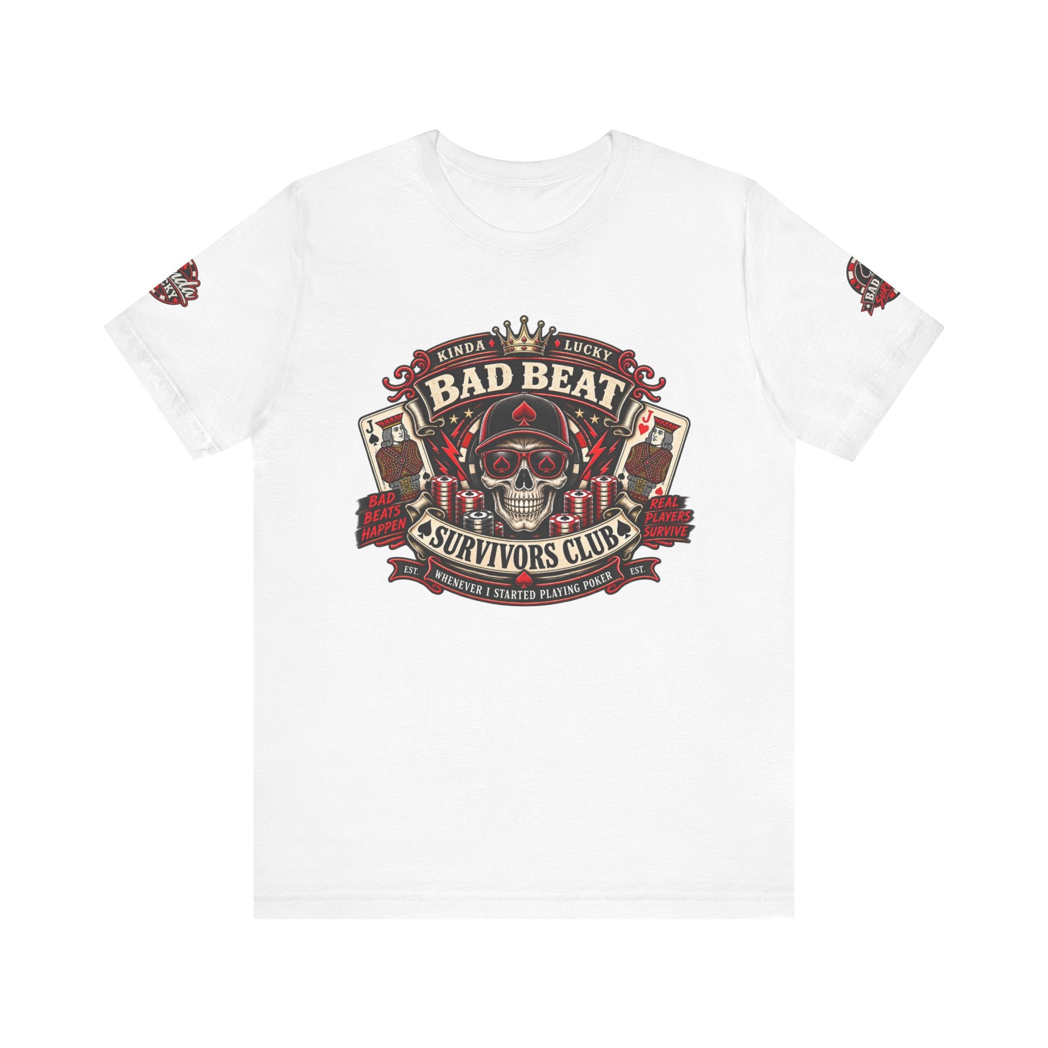 Bad Beat Survivors Club Poker Shirt