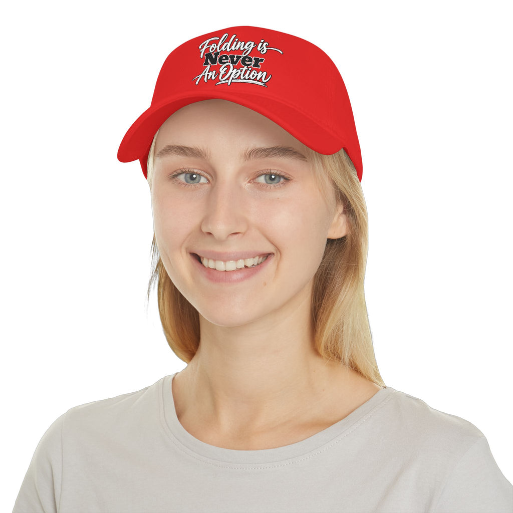 Folding Is Never An Option Poker Hat