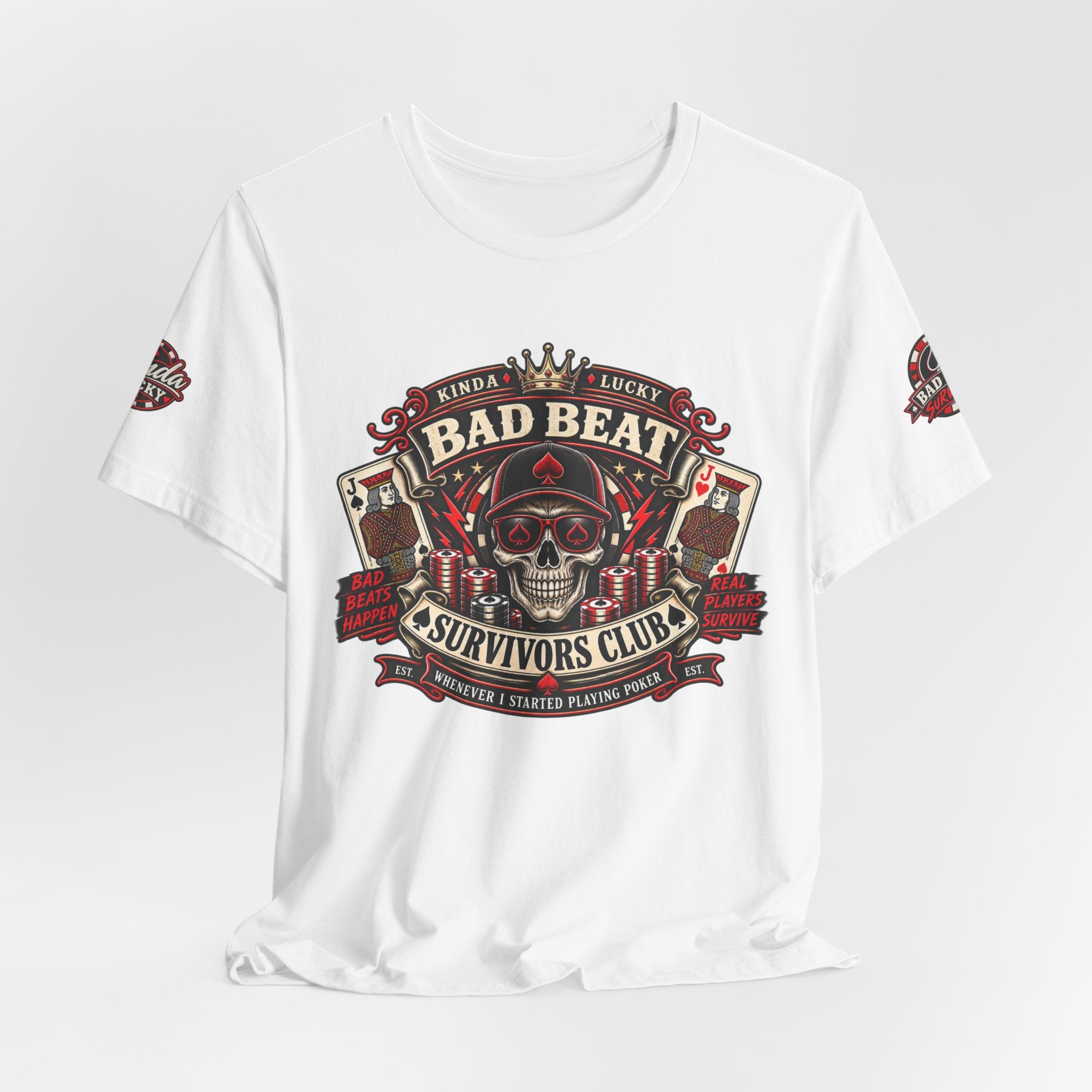 Bad Beat Survivors Club Poker Shirt