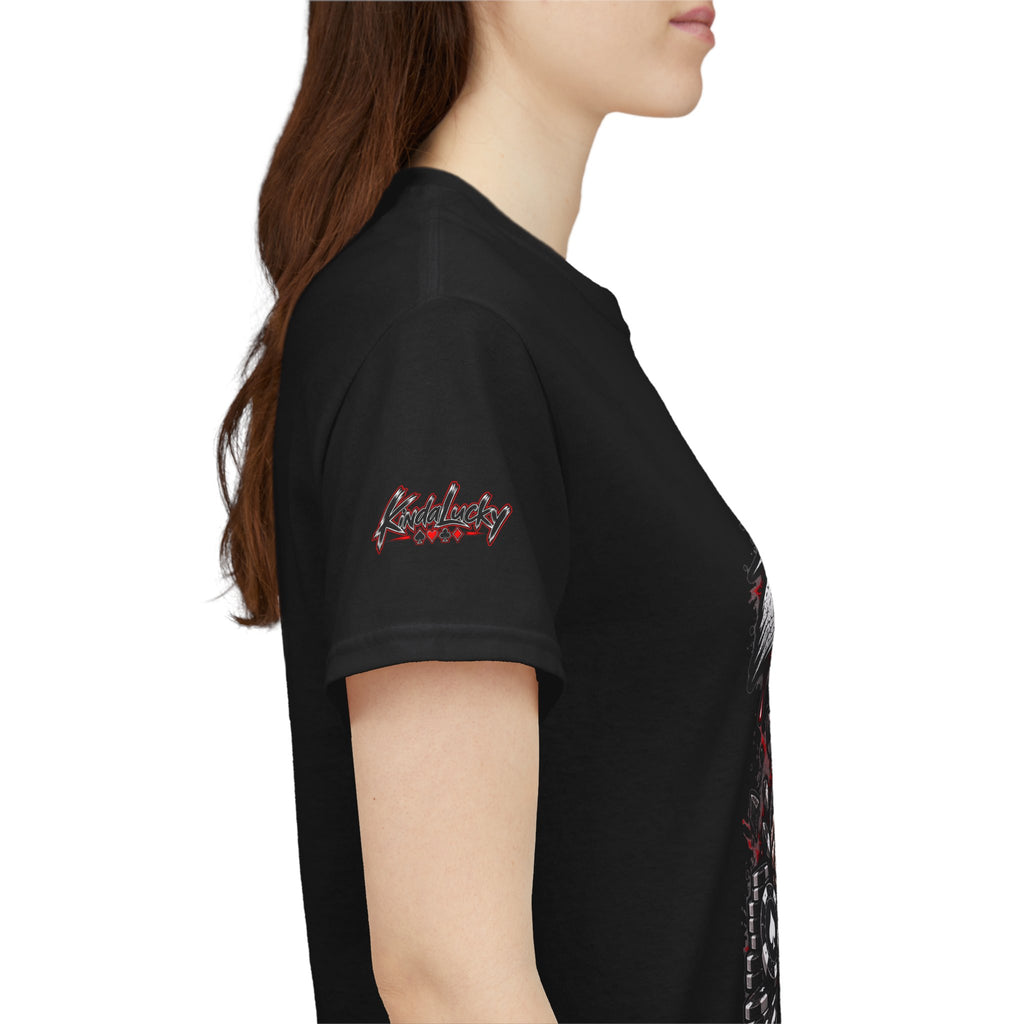 Crushed by the River Poker  Shirt | Kindalucky Bad Beat logo sleeves