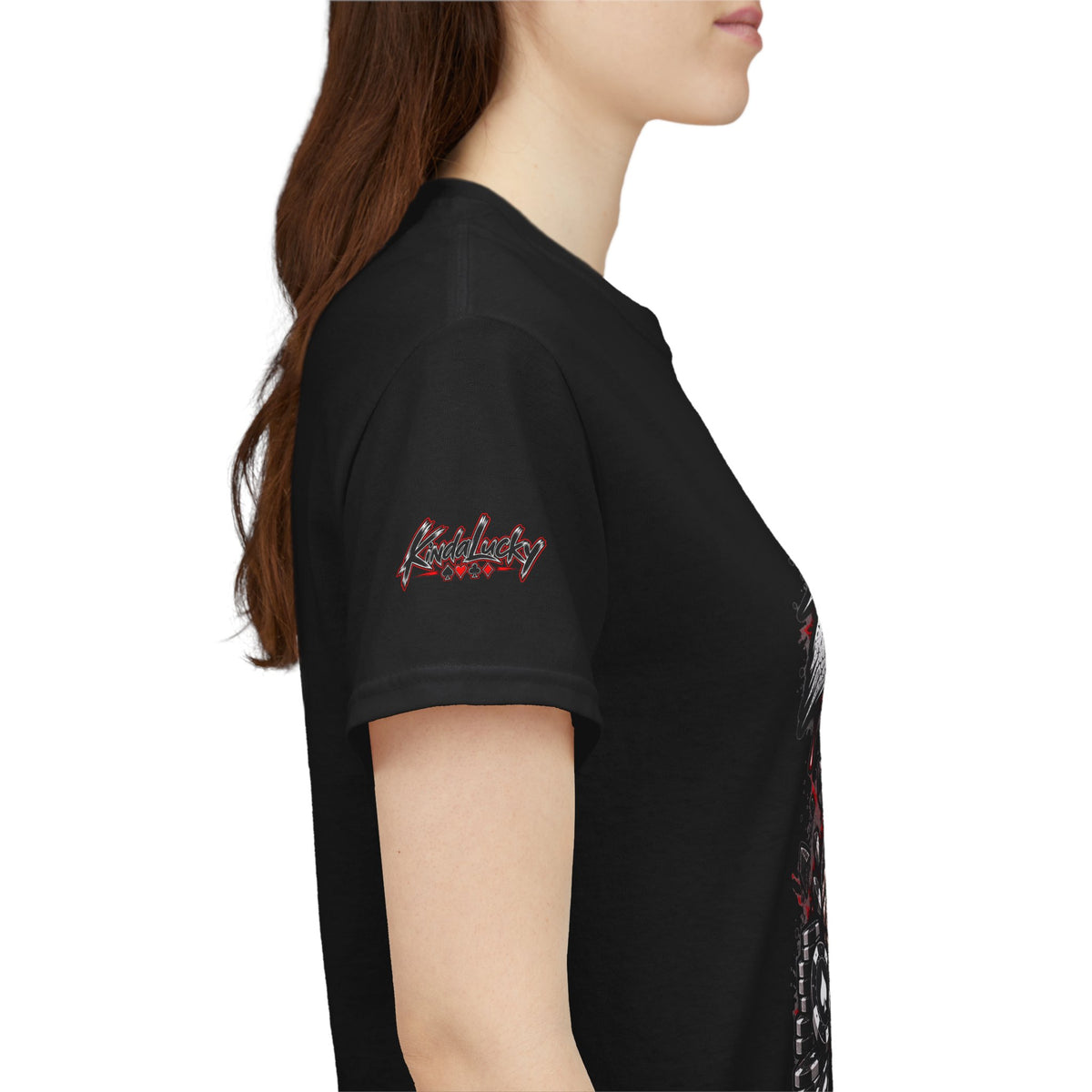 Crushed by the River Poker  Shirt | Kindalucky Bad Beat logo sleeves