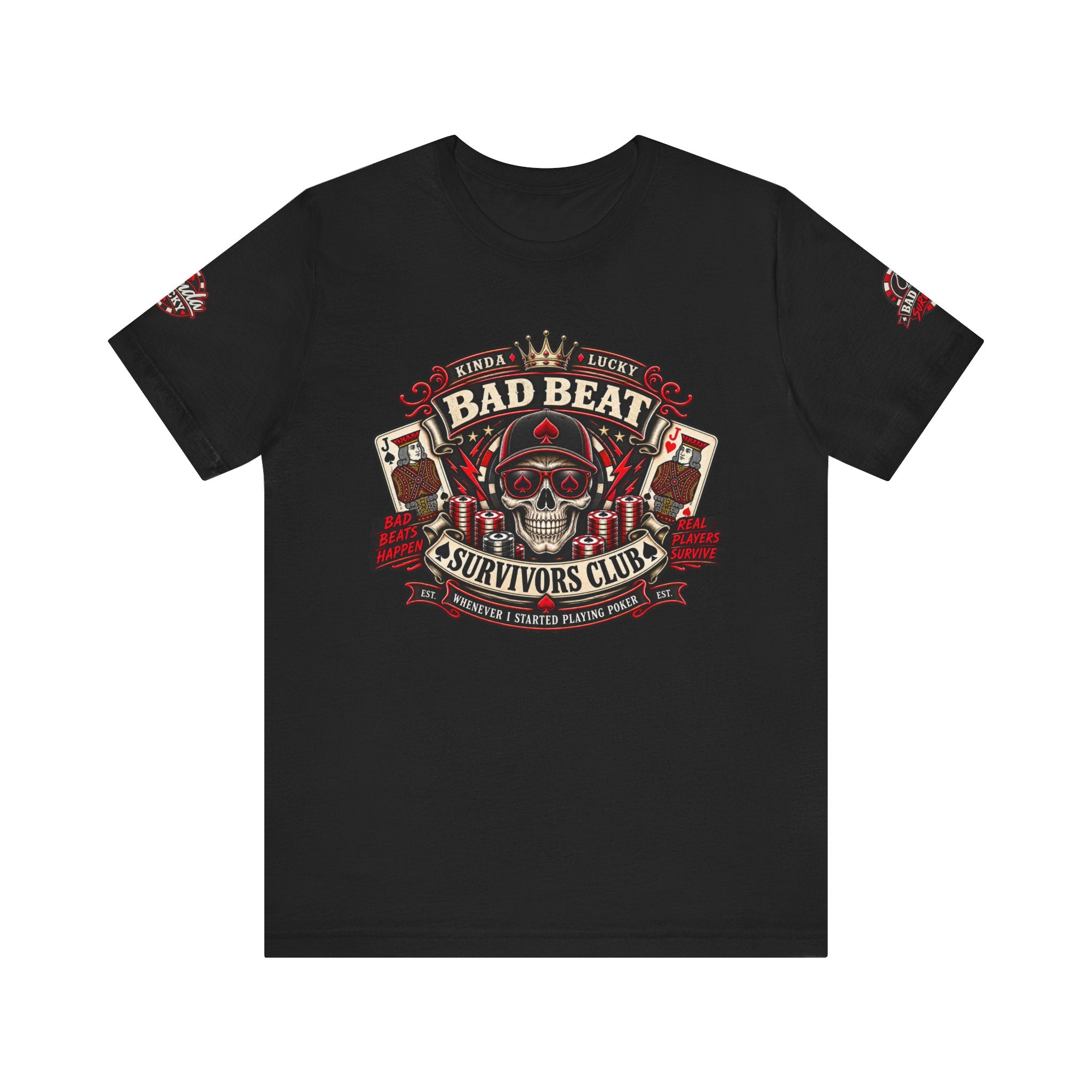 Bad Beat Survivors Club Poker Shirt