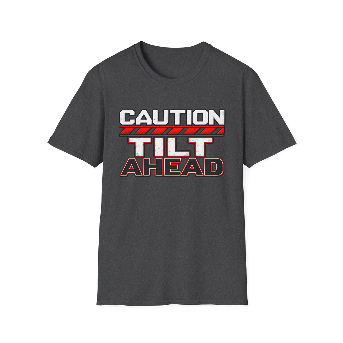 Caution Tilt Ahead Shirt | Construction Warning Graphic Tee