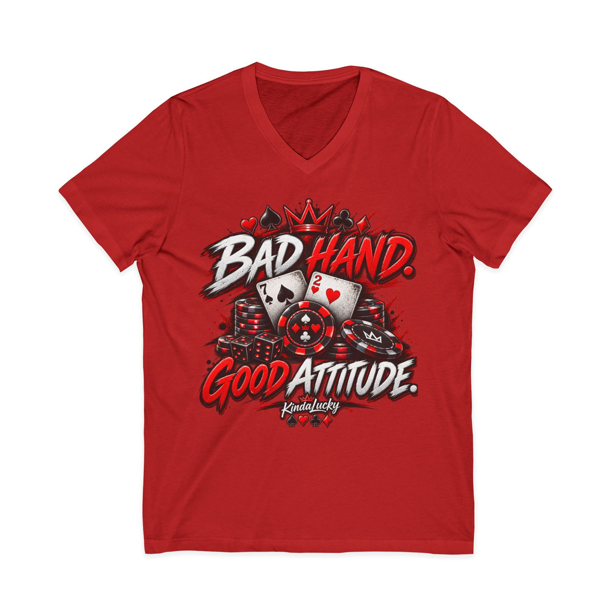 Bad Hand Good Attitude Poker Shirt