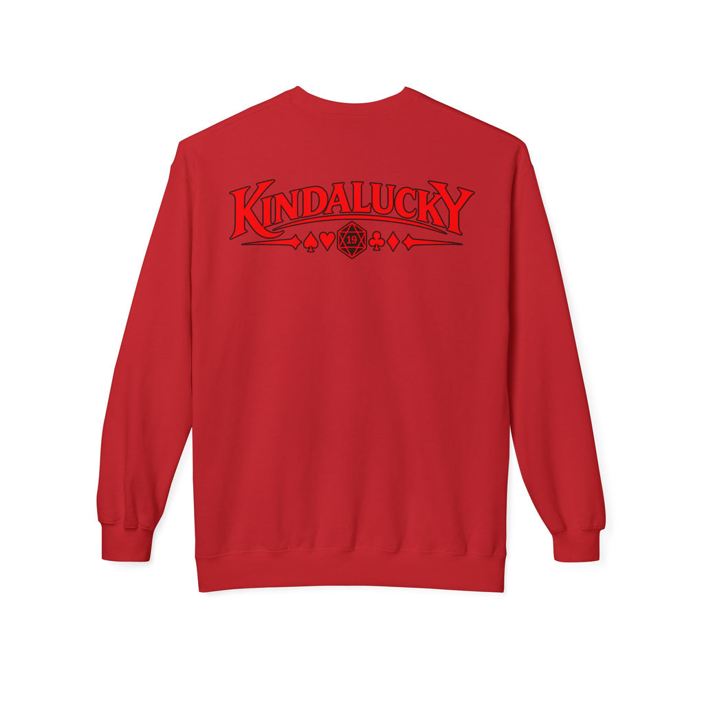 Card-Dead But Still Playing Poker Crewneck Sweatshirt