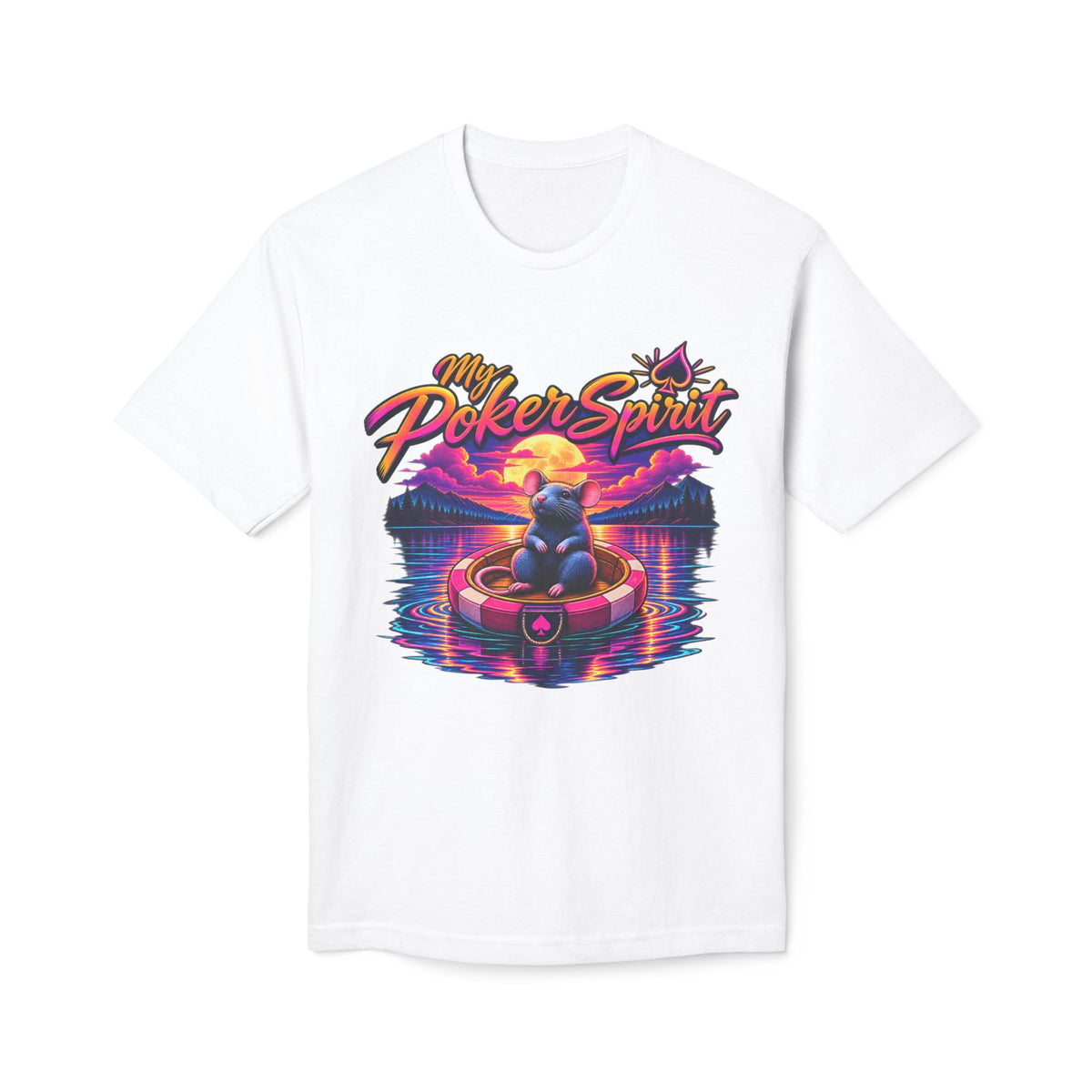 Poker Spirit River Rat Shirt — 'Kindalucky' Retro Casino Graphic Tee