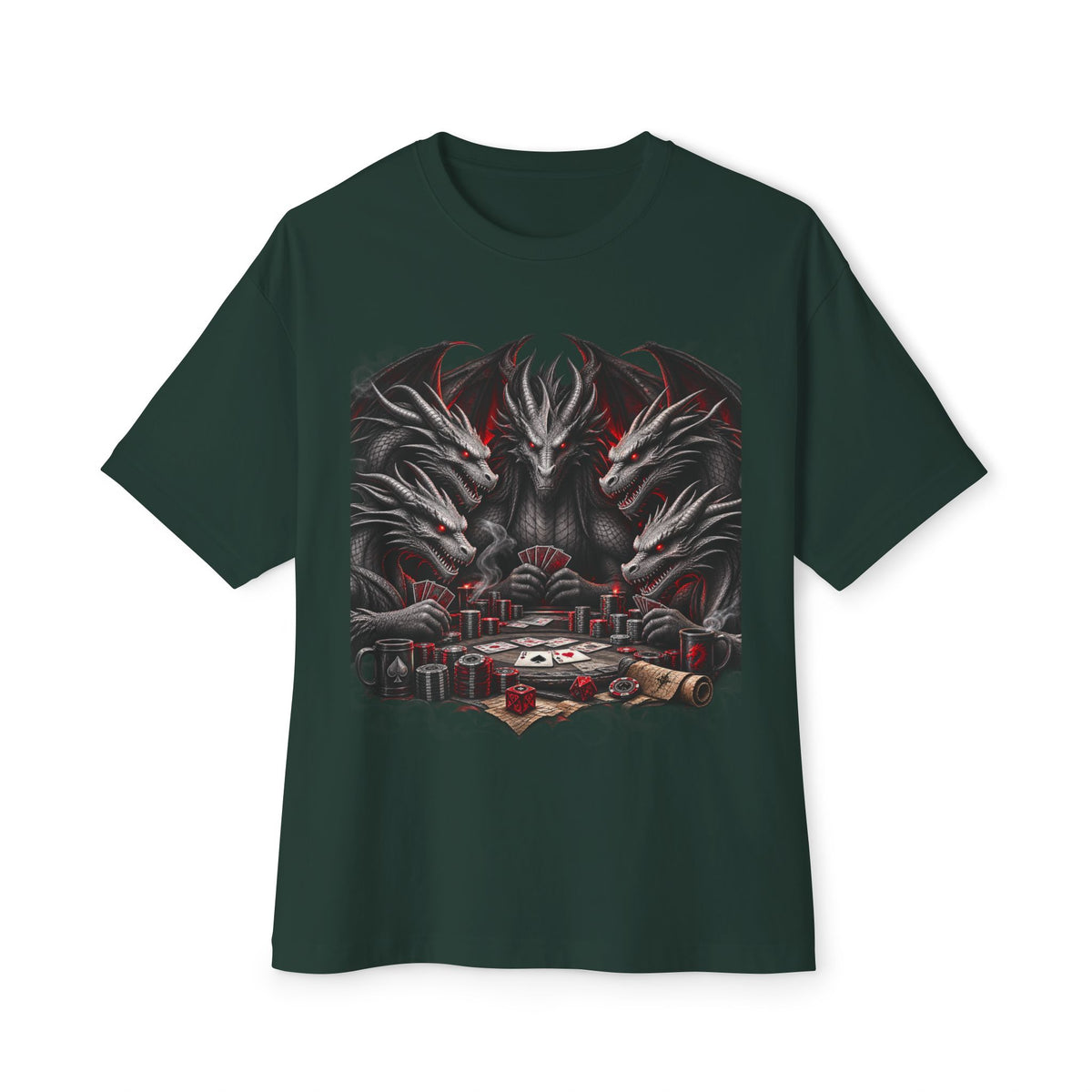Dont Mess with  Dragons Hoard Poker Shirt