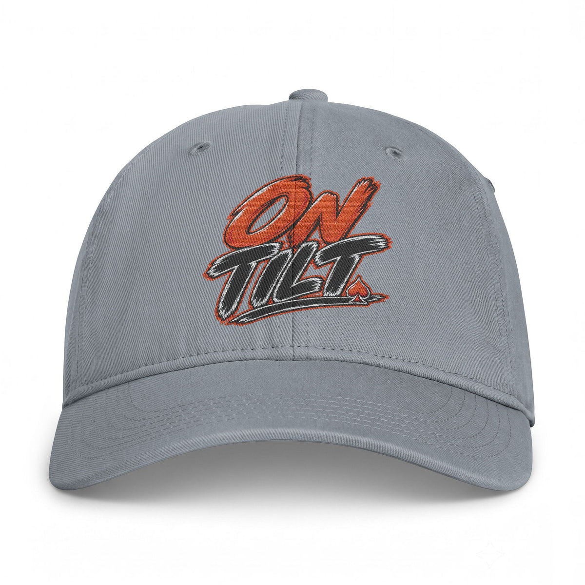 On Tilt Script Logo Cap | Washed Coastal Baseball Hat