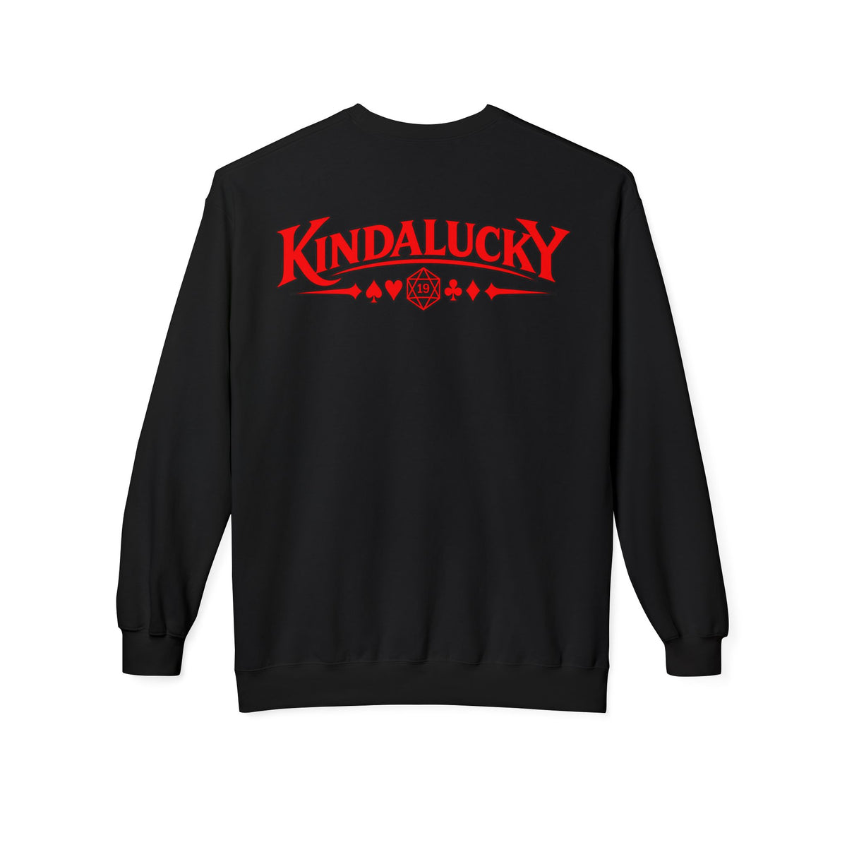 Card-Dead But Still Playing Poker Crewneck Sweatshirt