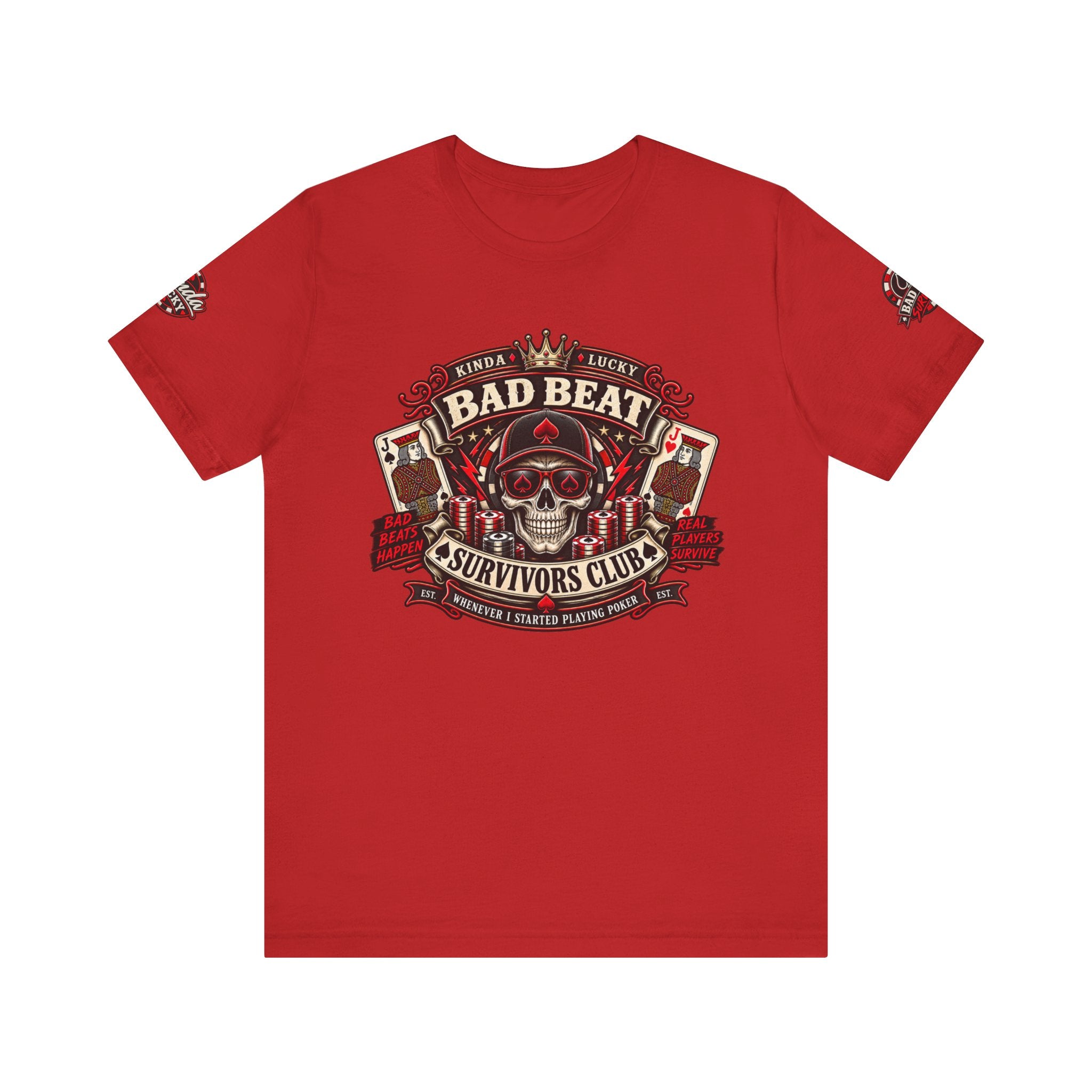 Bad Beat Survivors Club Poker Shirt
