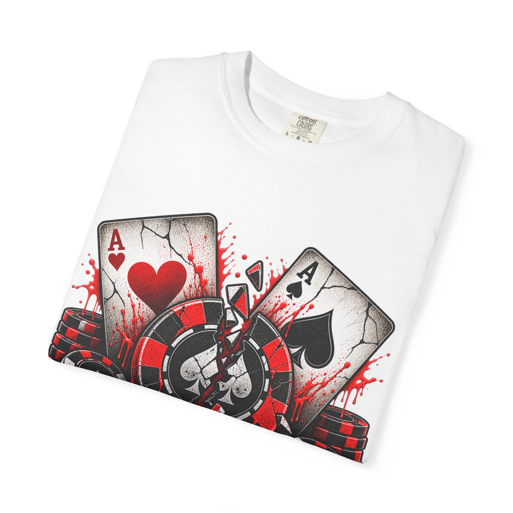 Aces Cracked Poker Bad Beat Poker Shirt