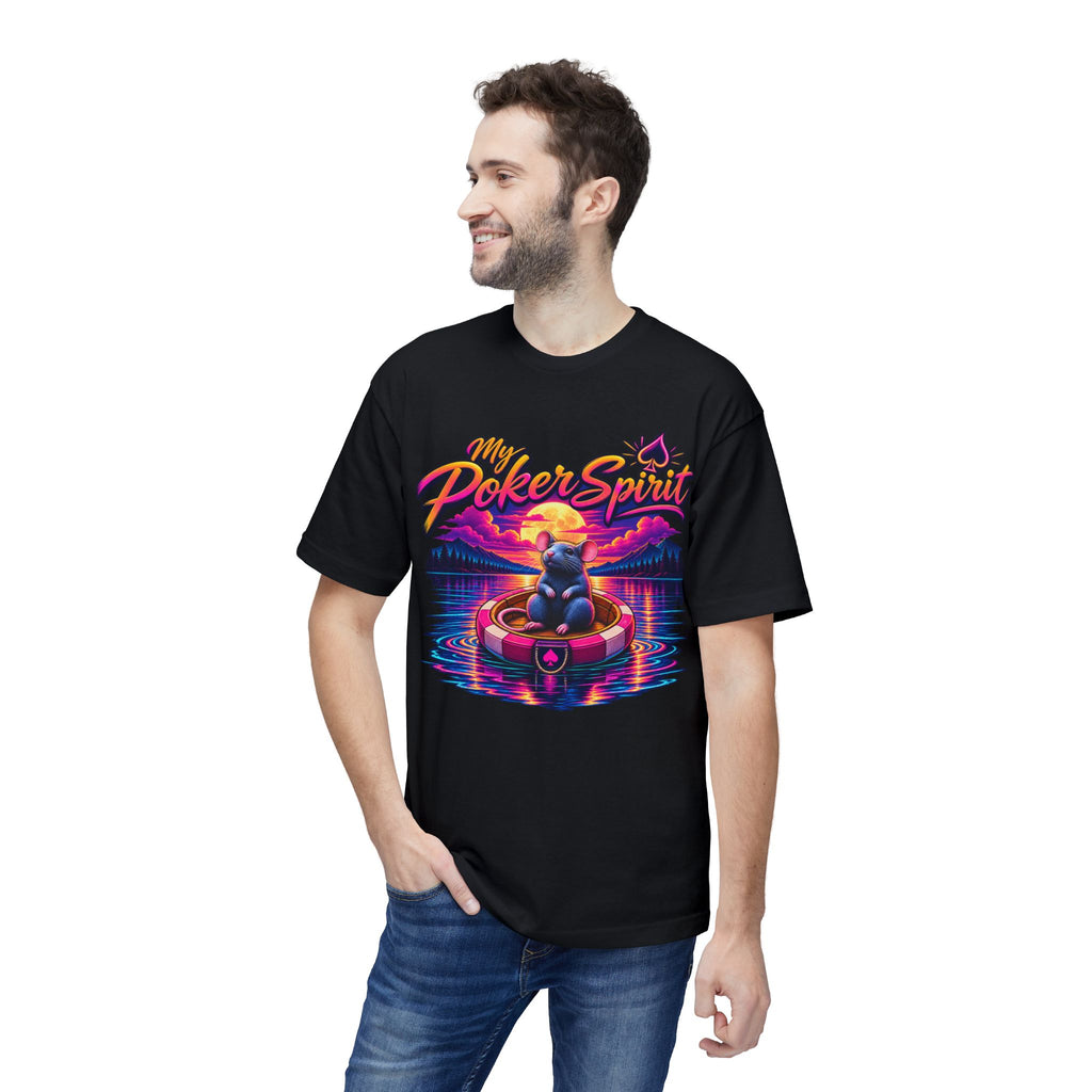 Poker Spirit River Rat Shirt — 'Kindalucky' Retro Casino Graphic Tee
