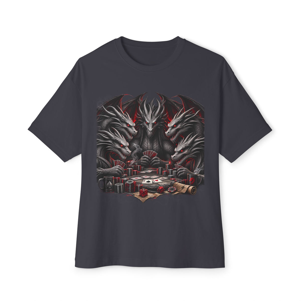 Dont Mess with  Dragons Hoard Poker Shirt