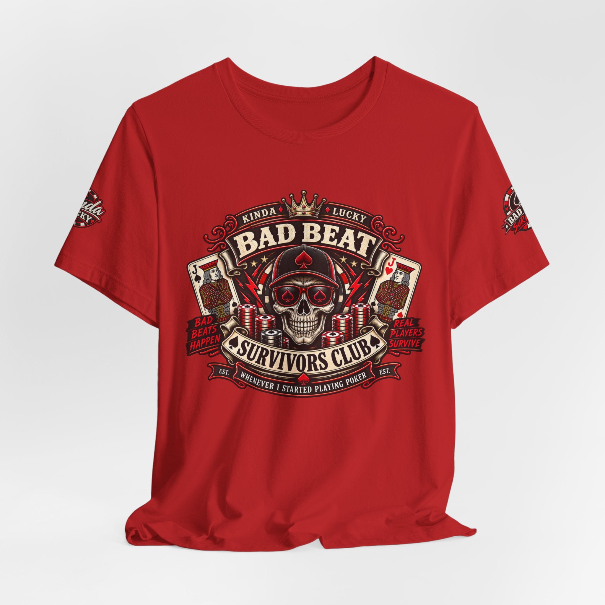 Bad Beat Survivors Club Poker Shirt