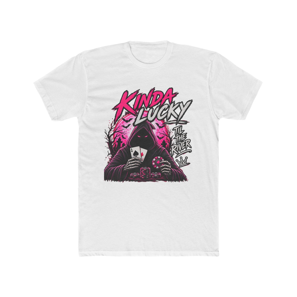 Kinda Lucky Halloween Grim Reaper Til the River Shirt
