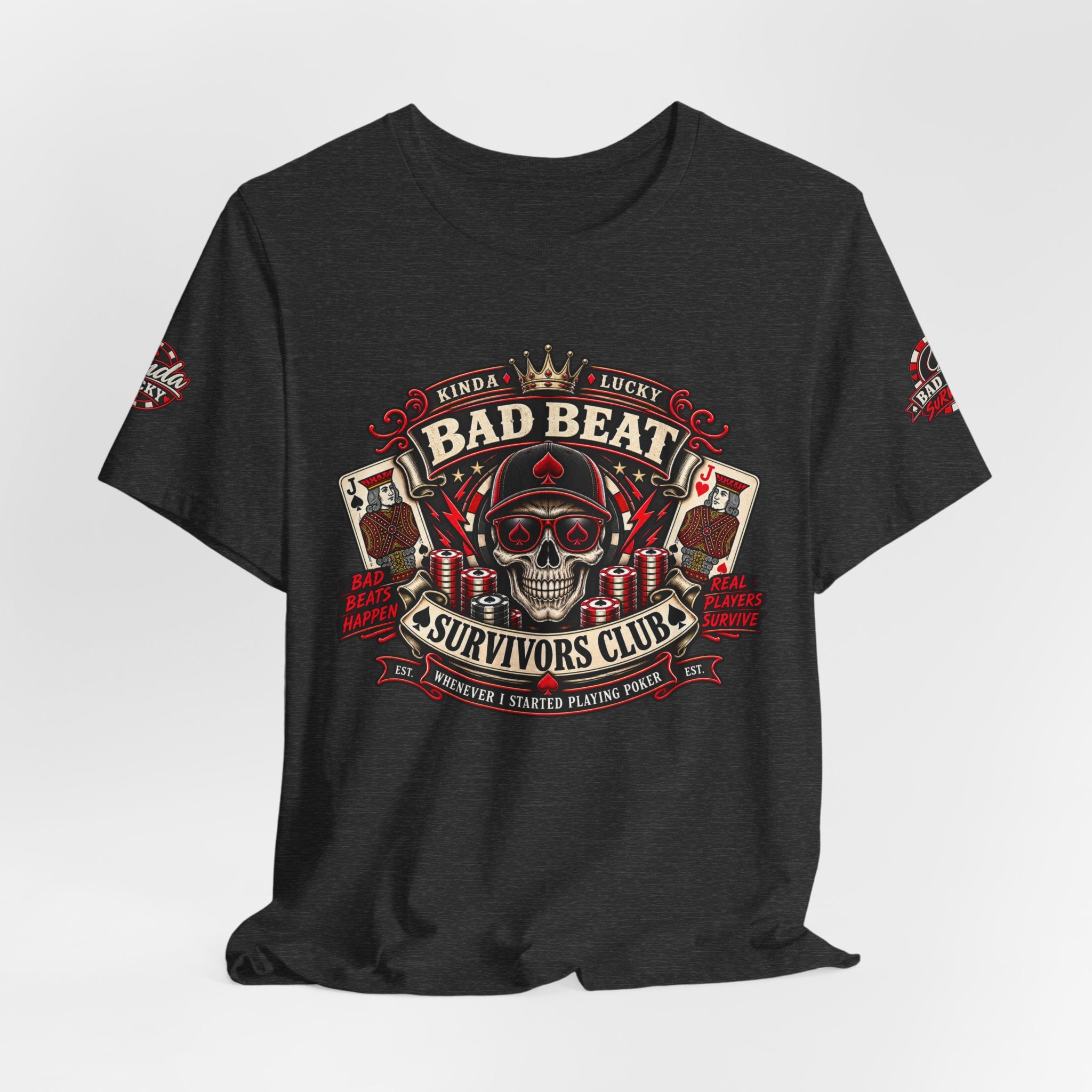 Bad Beat Survivors Club Poker Shirt