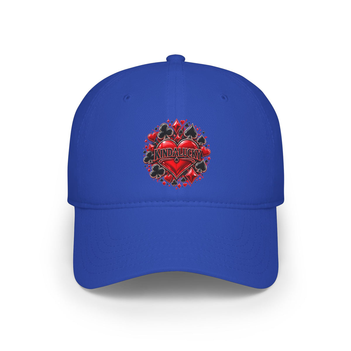 KindaLucky Heart Poker Design Hat