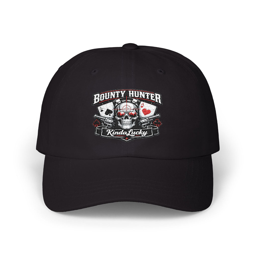 Bounty Hunter Skull and Cards Poker Hat Embroidered