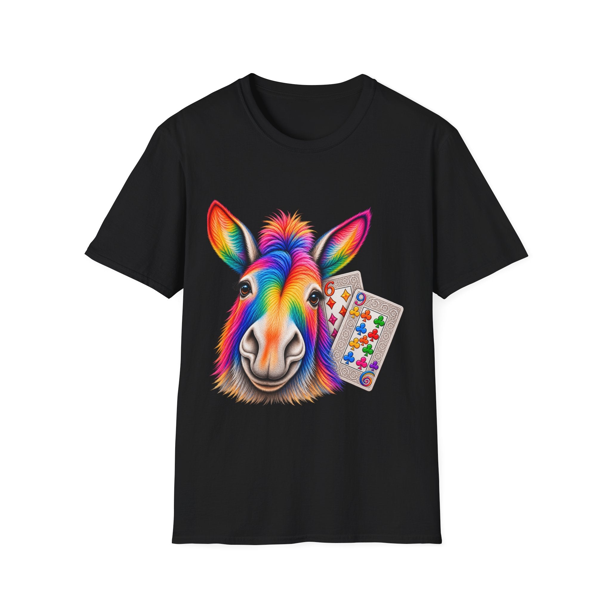 Rainbow Donkey 69 Poker Shirt