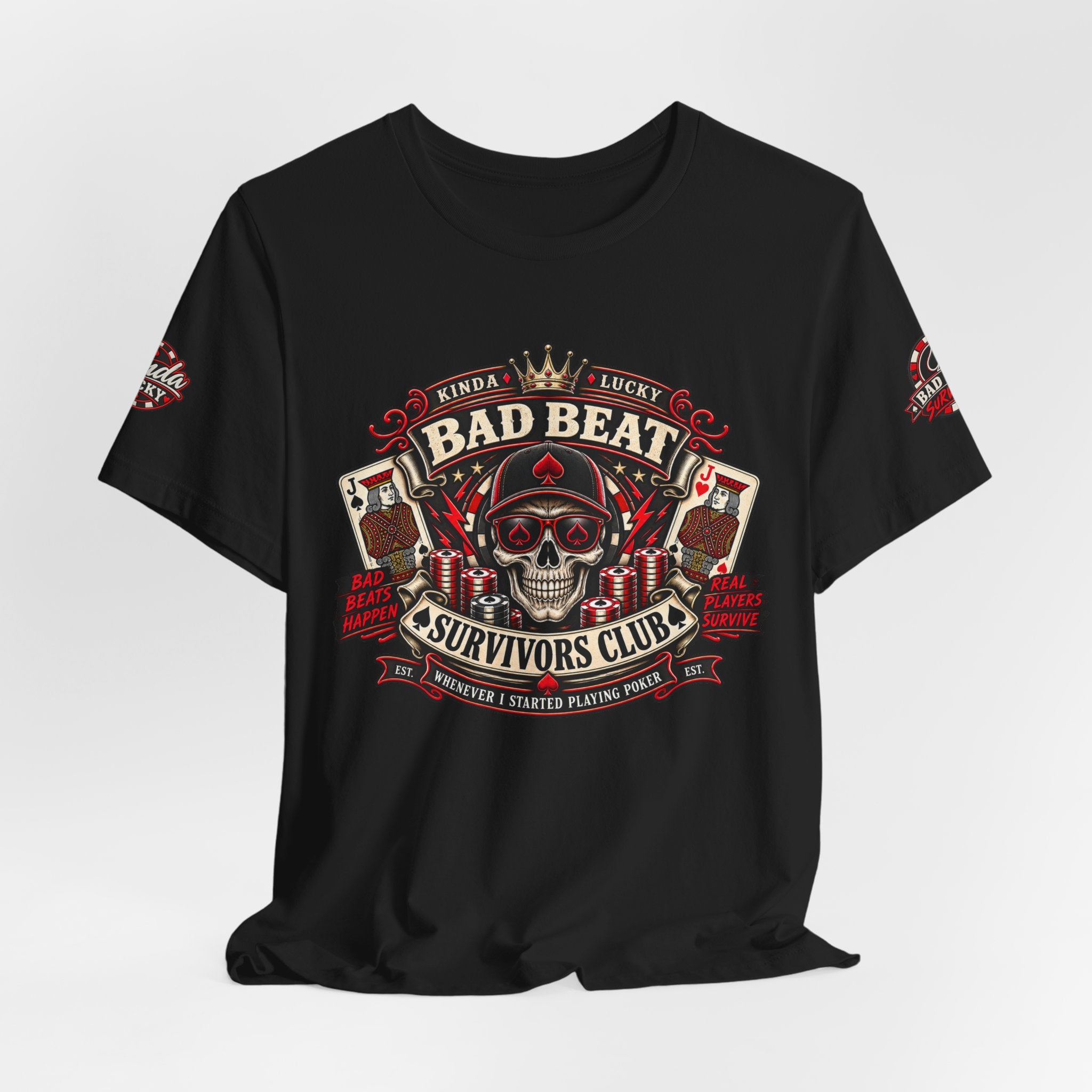Bad Beat Survivors Club Poker Shirt