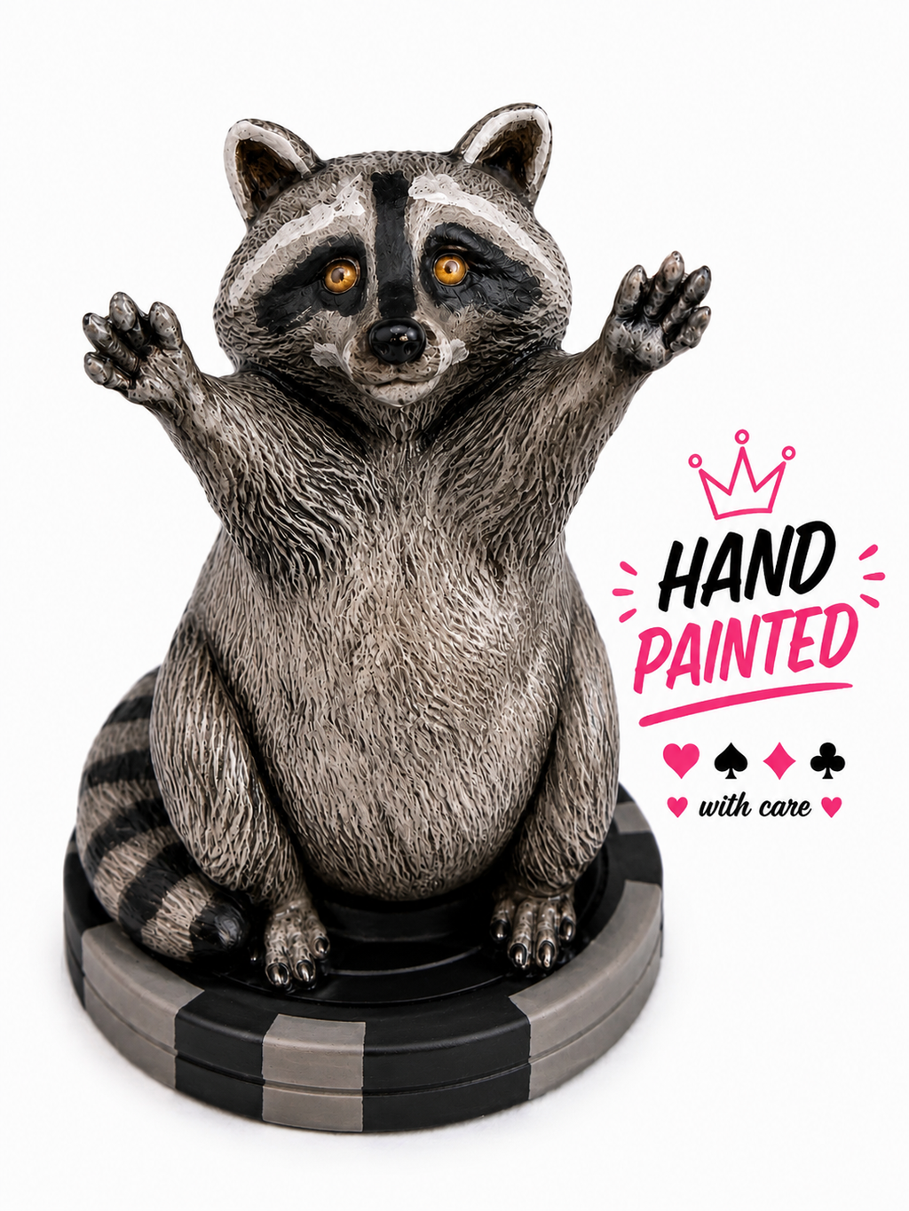 Raccoon Poker Card Protector