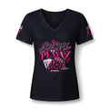 She Came to Play V-Neck Ladies Poker Shirt