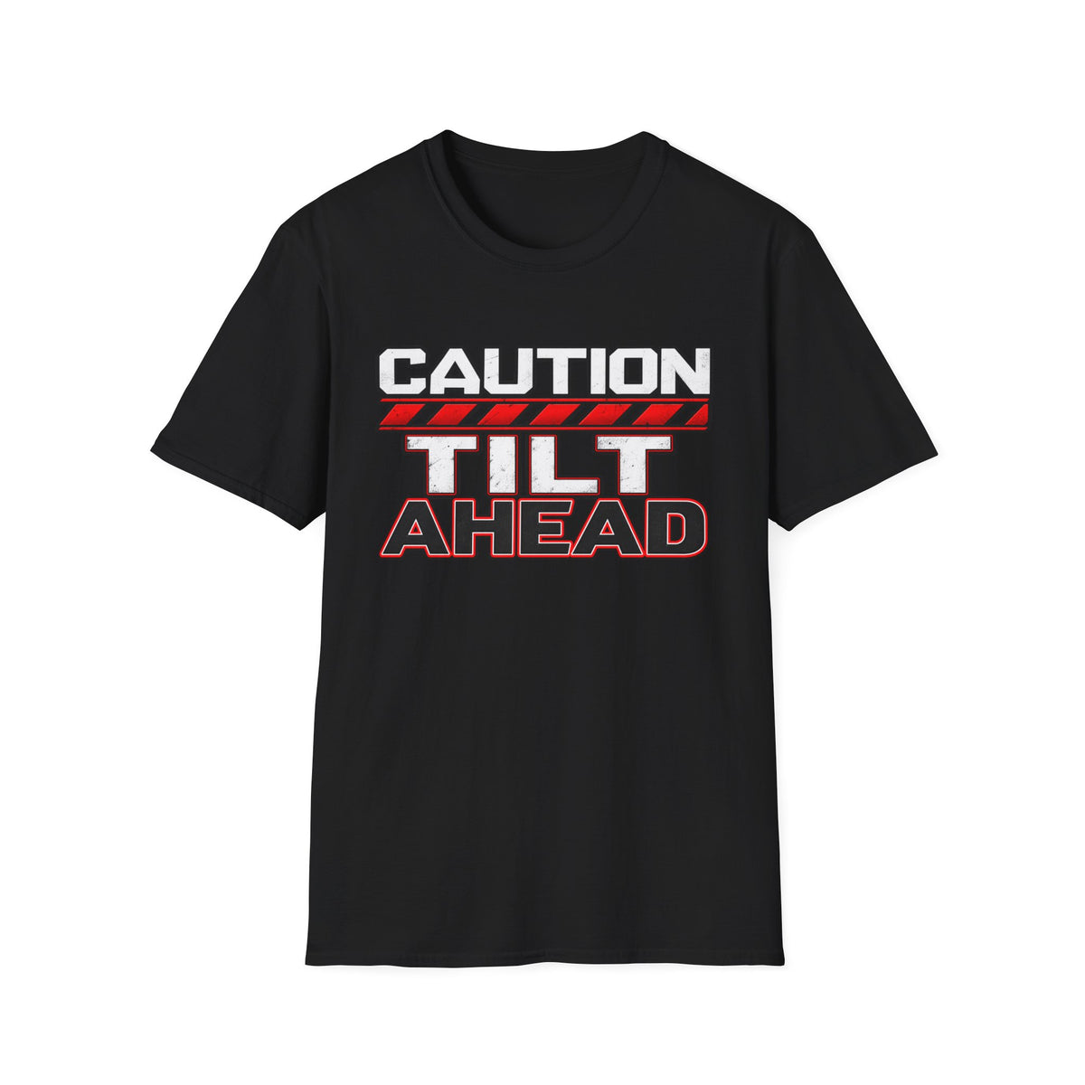 Caution Tilt Ahead Shirt | Construction Warning Graphic Tee