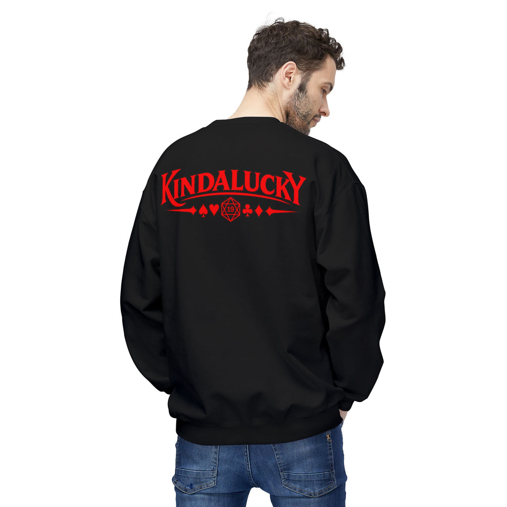 Card-Dead But Still Playing Poker Crewneck Sweatshirt