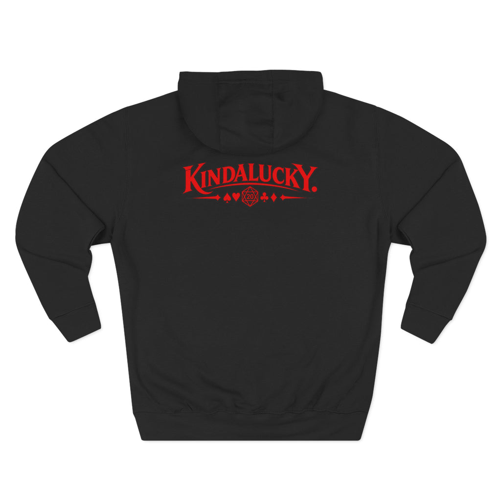 Caution Tilt Ahead Poker Hoodie | Kindalucky Gaming Graphic Pullover