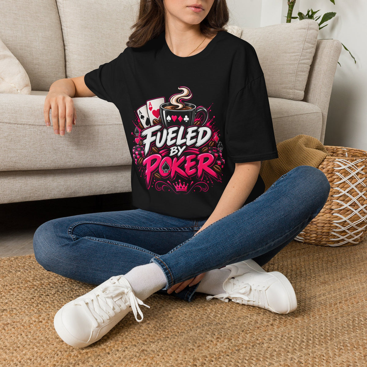 Fueled By Poker Coffee Shirt