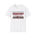 Caution Tilt Ahead Shirt | Construction Warning Graphic Tee