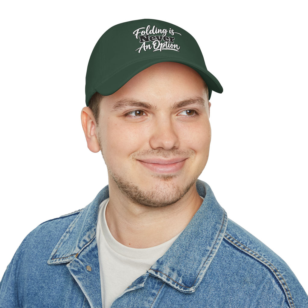 Folding Is Never An Option Poker Hat