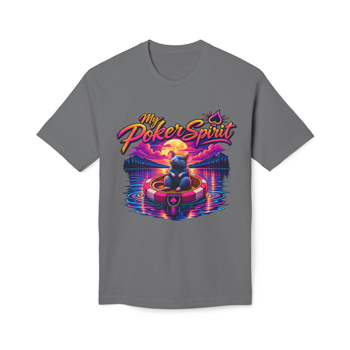Poker Spirit River Rat Shirt — 'Kindalucky' Retro Casino Graphic Tee