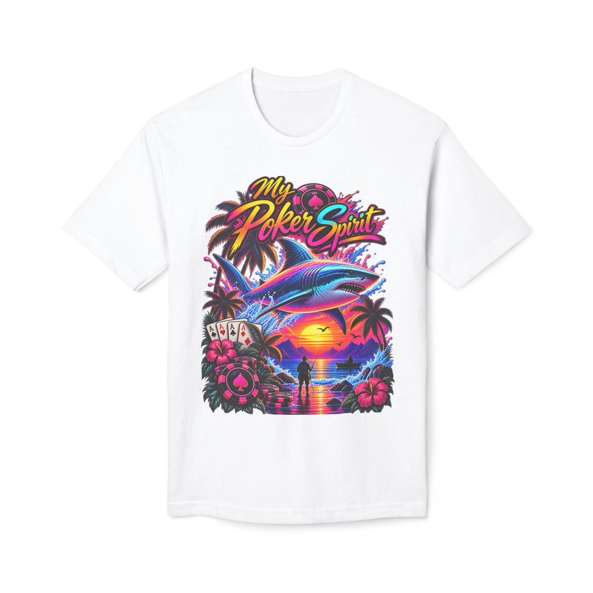 My Poker Spirit Shark Poker Shirt — Kindalucky Card Player Tee