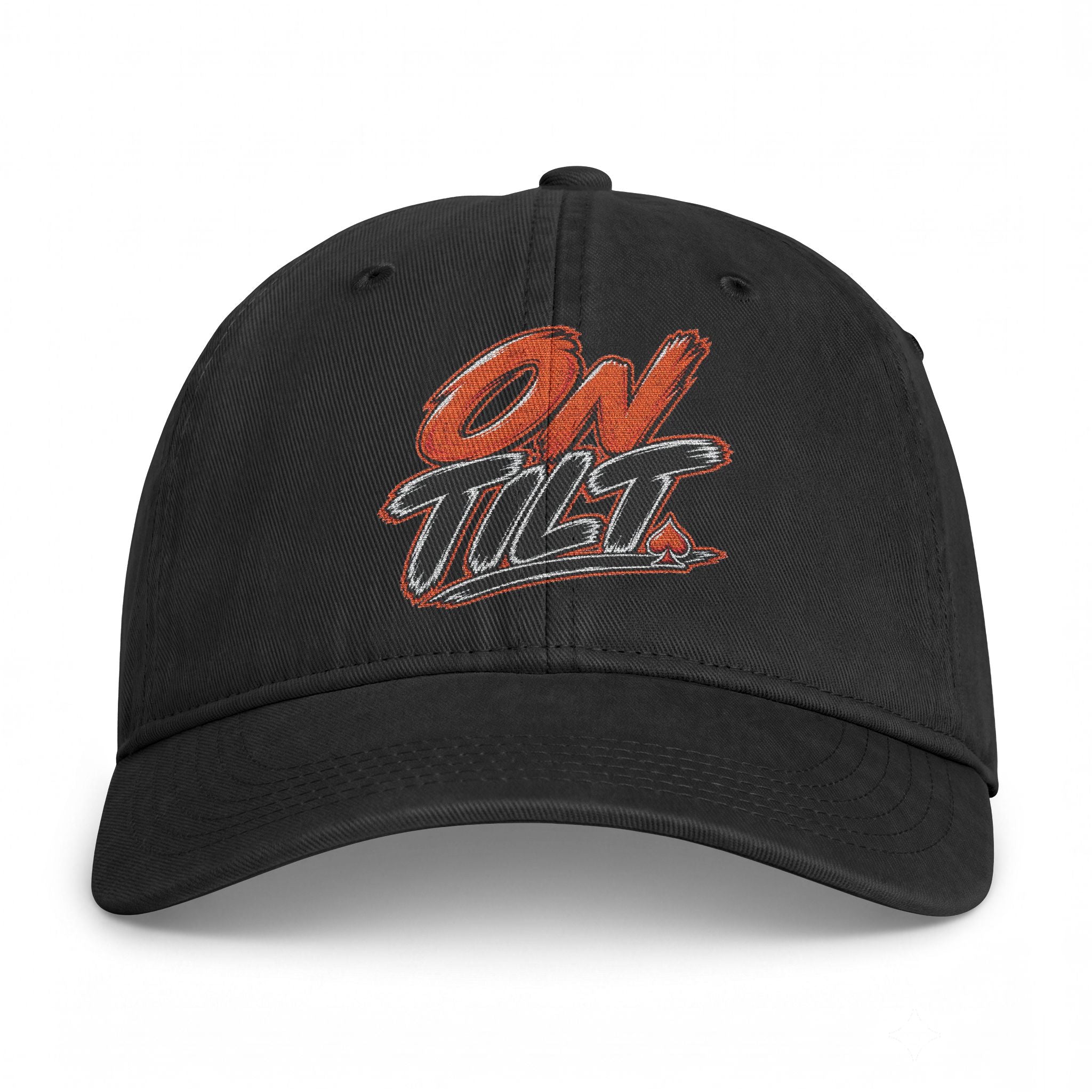 On Tilt Script Logo Cap | Washed Coastal Baseball Hat